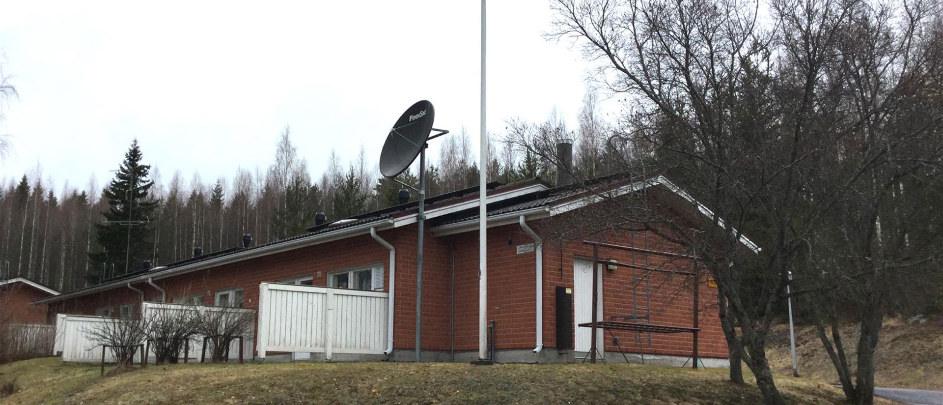 Lampikuja, rivitalo, julkisivu